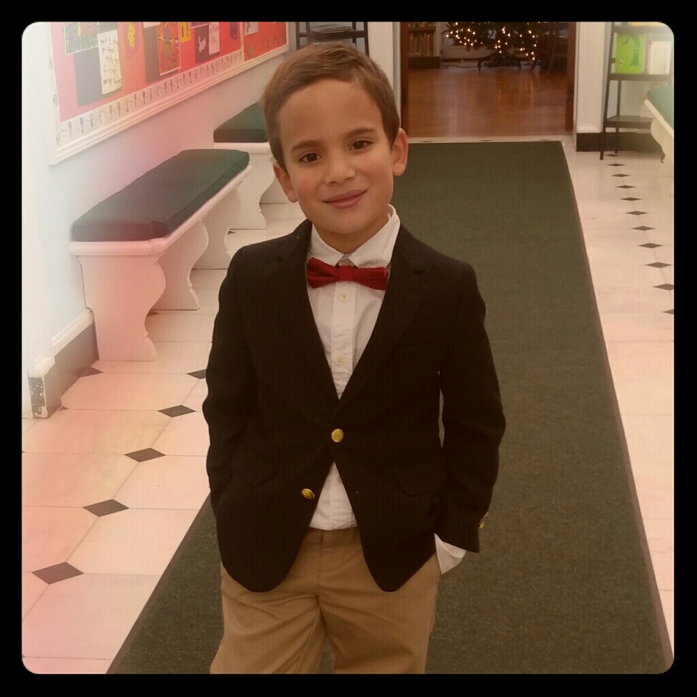 Boys navy blazer